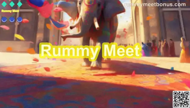 Rummy Meet homepage preview image for Indian users, showing a gaming platform review and safety-first guide layout